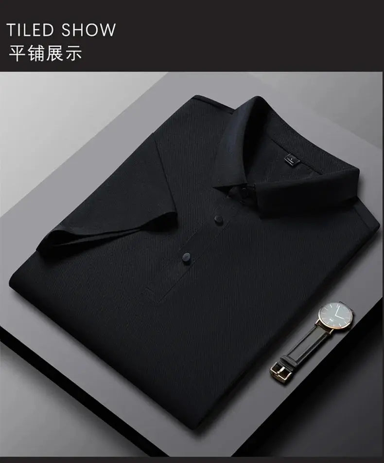 Men's Polo Shirt-Dry Polo Shirt – Casual Golf & Workwear (2024) PeakPursuitFitness