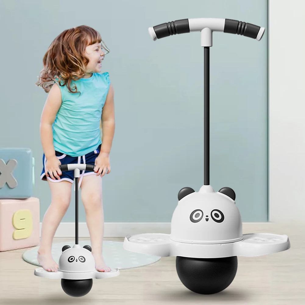 Panda Jumping Ball – Kids' Fitness Bouncer with Handle