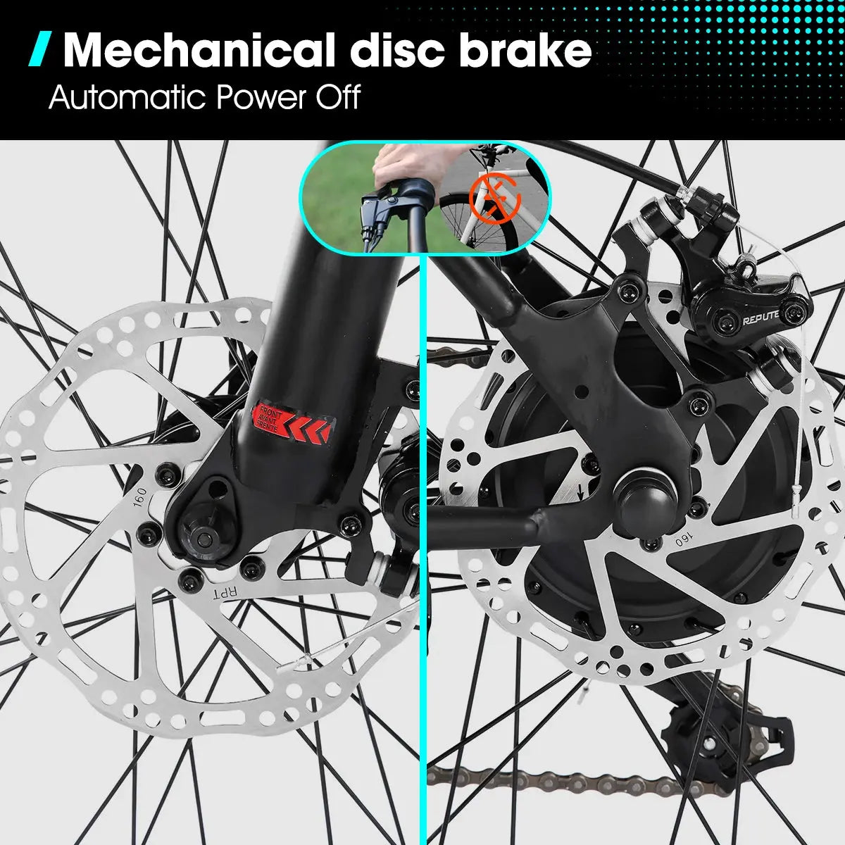 HILAND 26" Electric Mountain Bike – 500W Motor, 20MPH, Removable Battery PeakPursuitFitness