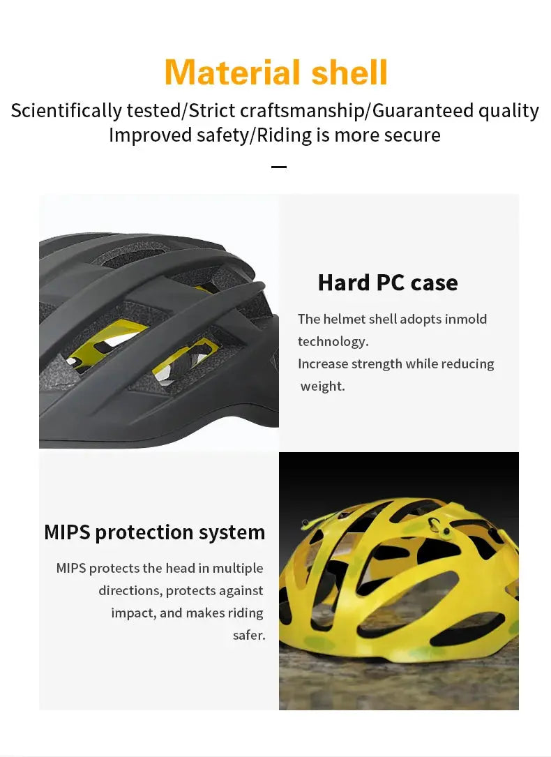 MOON MIPS Bike Helmet – MTB & Road Cycling Safety Helmet (54–61cm) PeakPursuitFitness