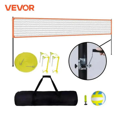 VEVOR Portable Adjustable Volleyball Net Set