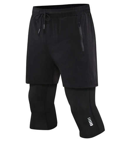 men's workout shorts – Quick-Dry Cropped Training Pants
