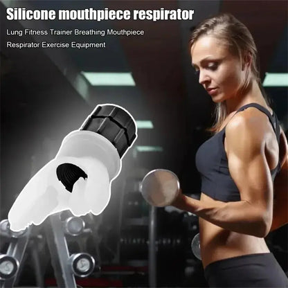 Breathing Trainer Respirator – Silicone Lung Exerciser for Fitness & Altitude Training
