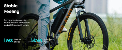 HILAND 26" Electric Mountain Bike – 500W Motor, 20MPH, Removable Battery