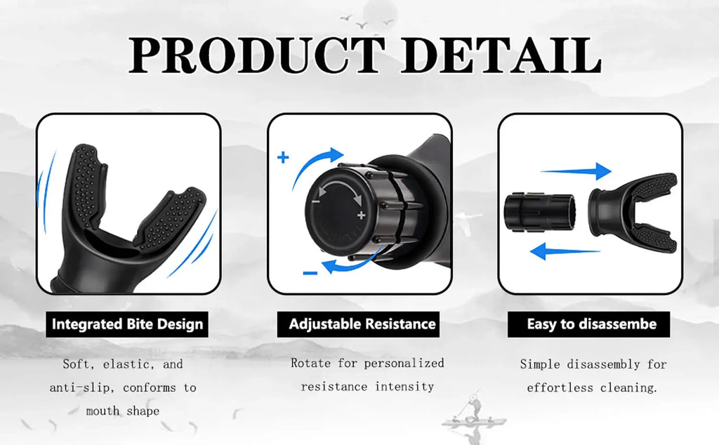 Adjustable Breathing Trainer – Lung Exerciser for Capacity & Strength