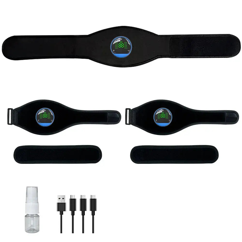 Smart EMS Fitness Belt – Rechargeable Abs Trainer with LED Display