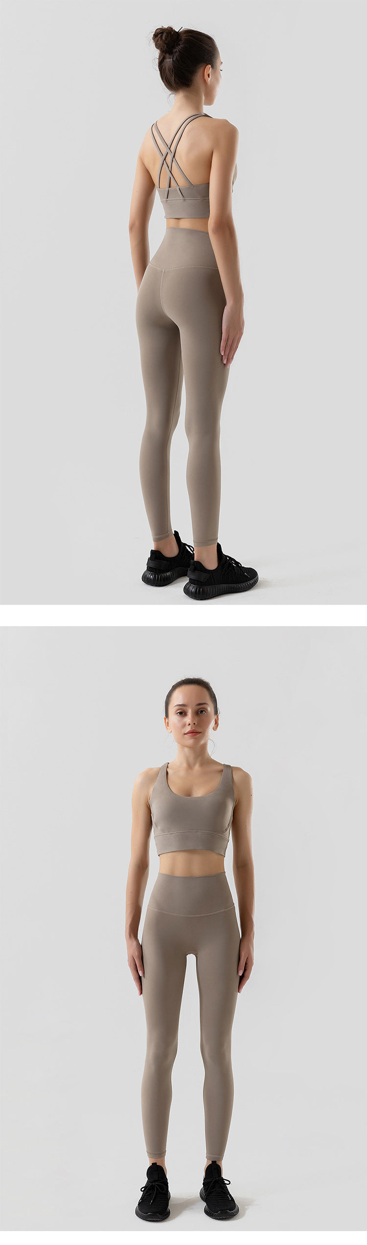 Women’s Yoga Sportswear Set – Fitness Leggings & Bra Top Outfit