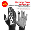 ROCKBROS glovesWaterproof Thermal Cycling Gloves – Touchscreen MTB & Motorcycle Gloves PeakPursuitFitness