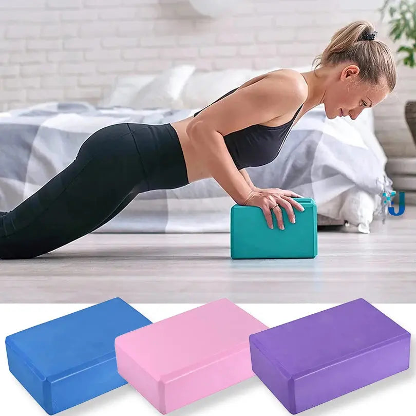 Yoga Blocks – EVA Foam Bricks for Pilates & Home Fitness