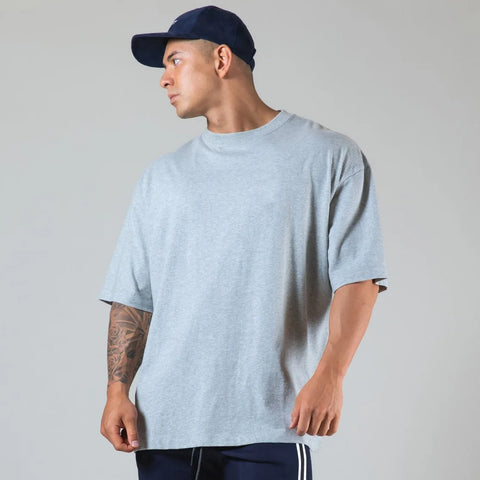Men’s Gym T-Shirt– Loose Fit Workout Tee M–XXXL