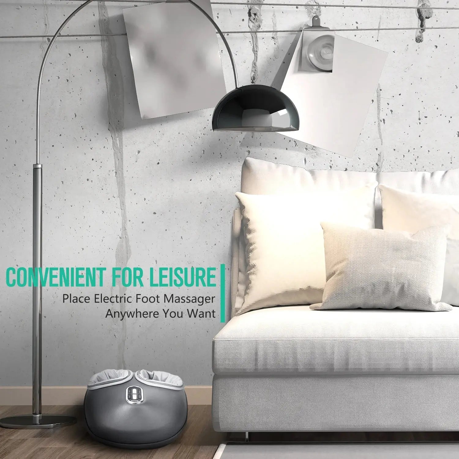 Nekteck Foot Massager – Shiatsu, Heat & Air Compression Therapy PeakPursuitFitness