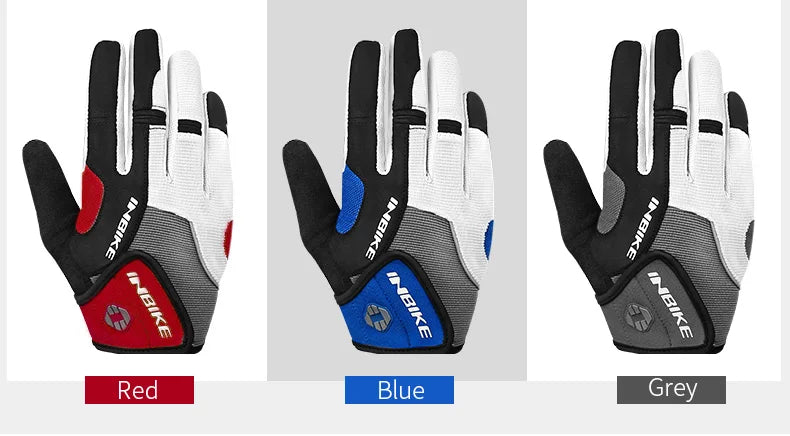 INBIKE Full Finger Cycling Gloves – MTB Touchscreen Bike & Sports Gloves