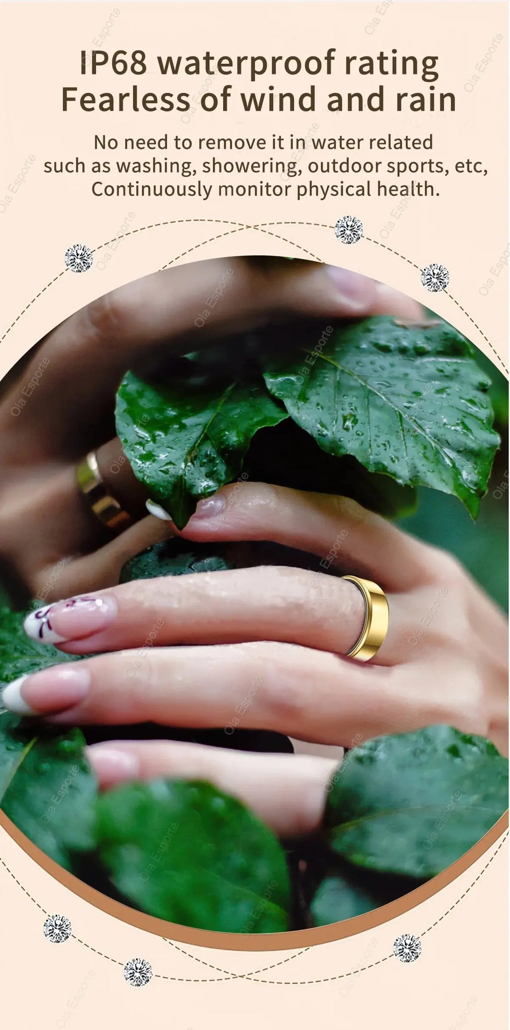 Xiaomi Smart Ring Heart Rate & SpO₂ Monitor Waterproof Fitness Tracker