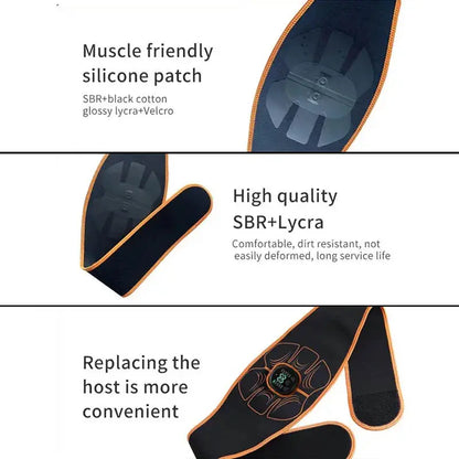 EMS Ab Stimulator – USB Rechargeable Abs & Muscle Trainer