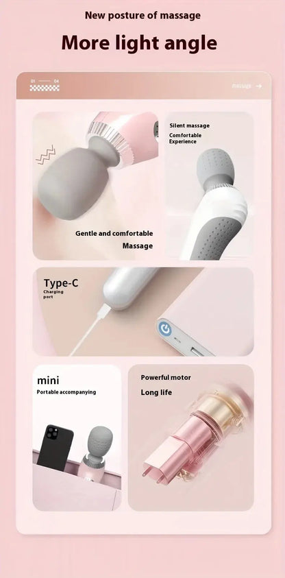 Portable massage gun – USB Rechargeable Full Body Massager PeakPursuitFitness