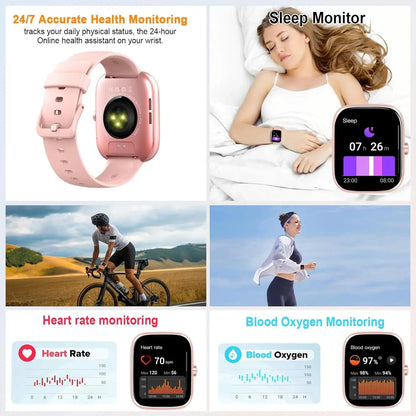 1.91" Smart Watch with Call & Fitness Tracking
