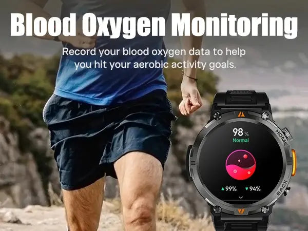 EIGIIS KE3 Smart Watch – Bluetooth Call, Health Monitor, Full Touchscreen PeakPursuitFitness