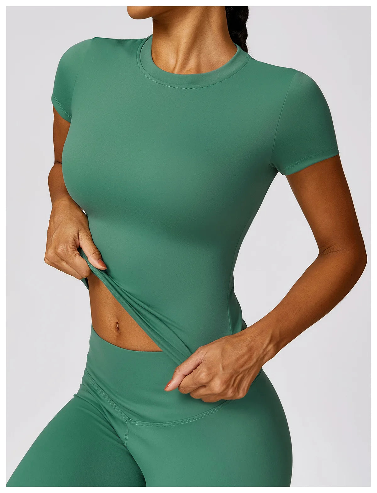 NCLAGEN Women’s Sports T-Shirt – Breathable Slim Fit Activewear Tee
