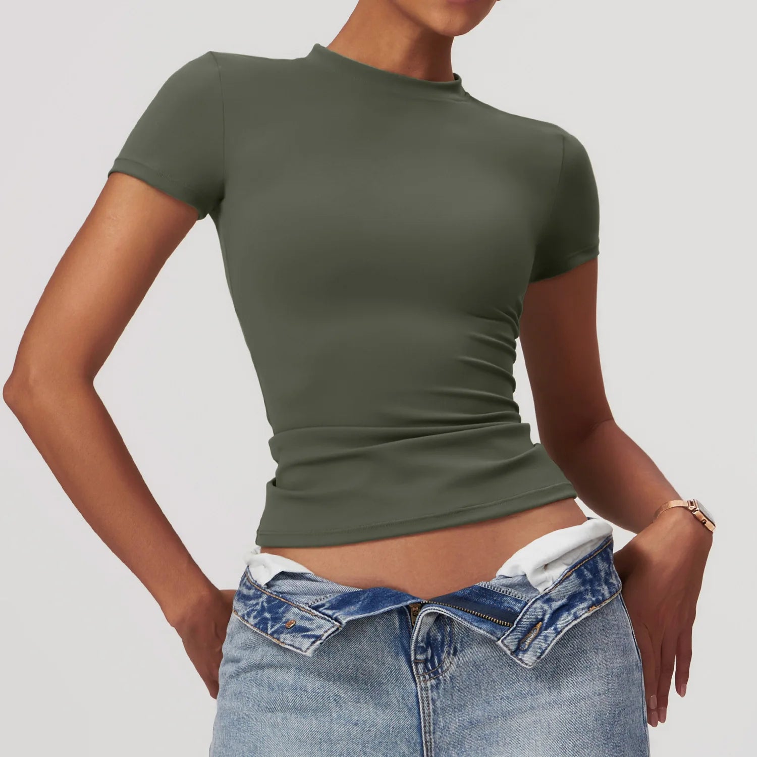 NCLAGEN Women’s Sports T-Shirt – Breathable Slim Fit Activewear Tee