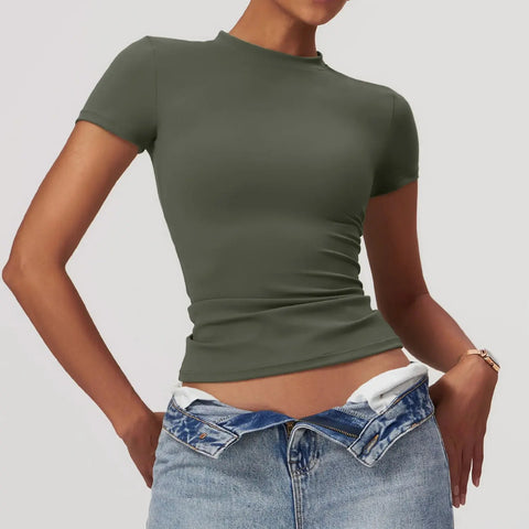 NCLAGEN women's sports t-shirt– Breathable Slim Fit Activewear Tee