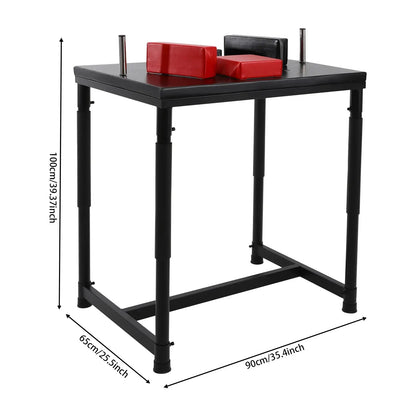 Professional Arm Wrestling Table – Standard Battle Equipment (Black & Red)