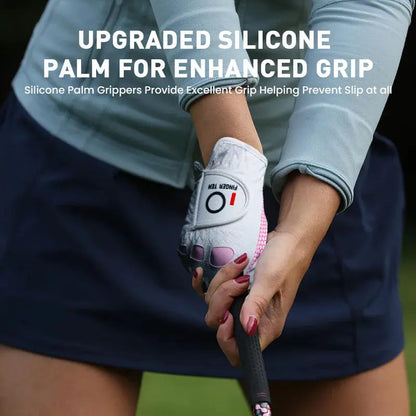 Women's golf gloves – All-Weather Grip, Pair for Both Hands (S/M/L) PeakPursuitFitness