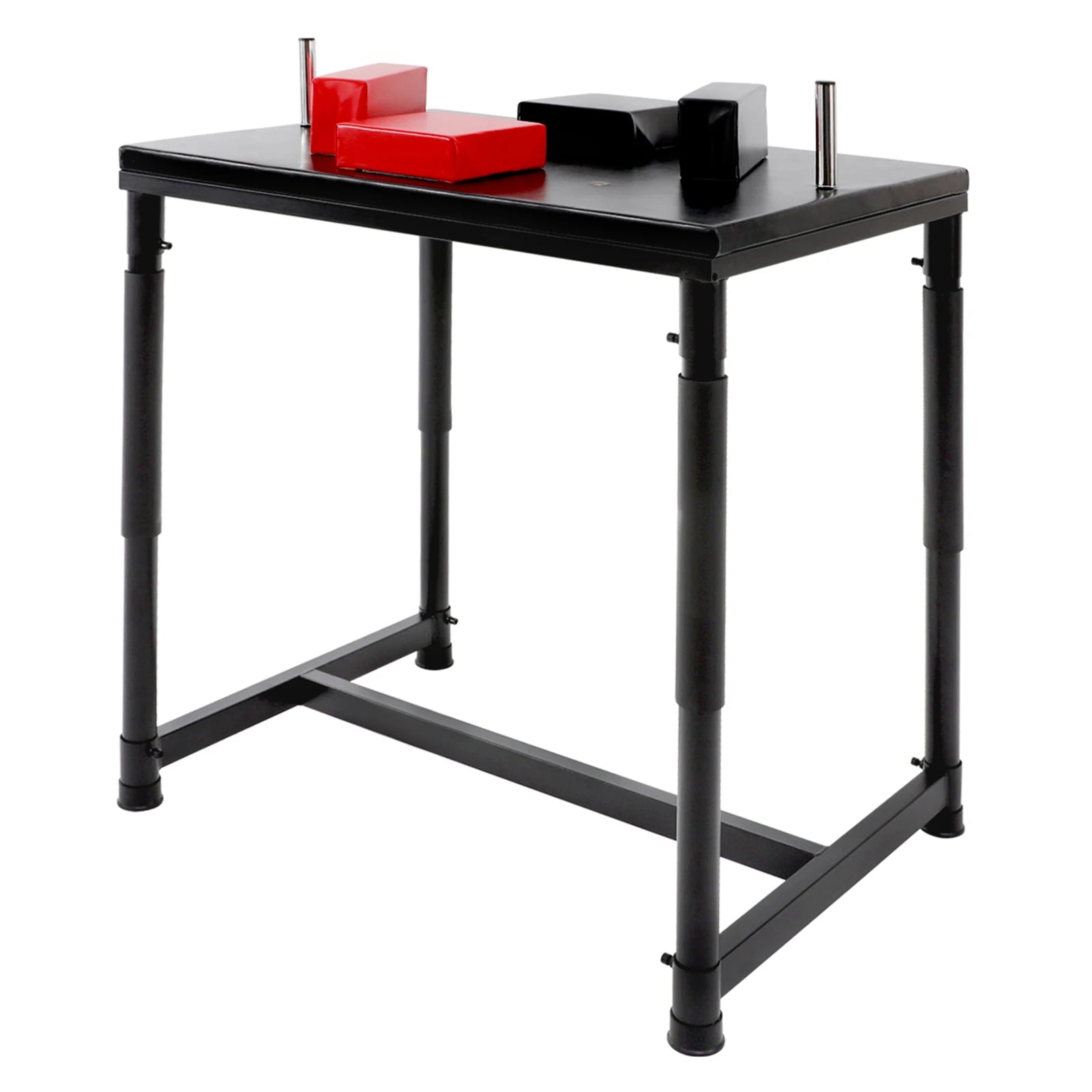Professional Arm Wrestling Table – Standard Battle Equipment (Black & Red)