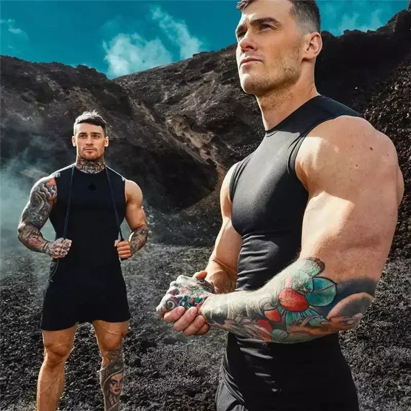 Men’s Muscle Workout Tank Top – Tight Fit, Quick-Dry Gym Shirt