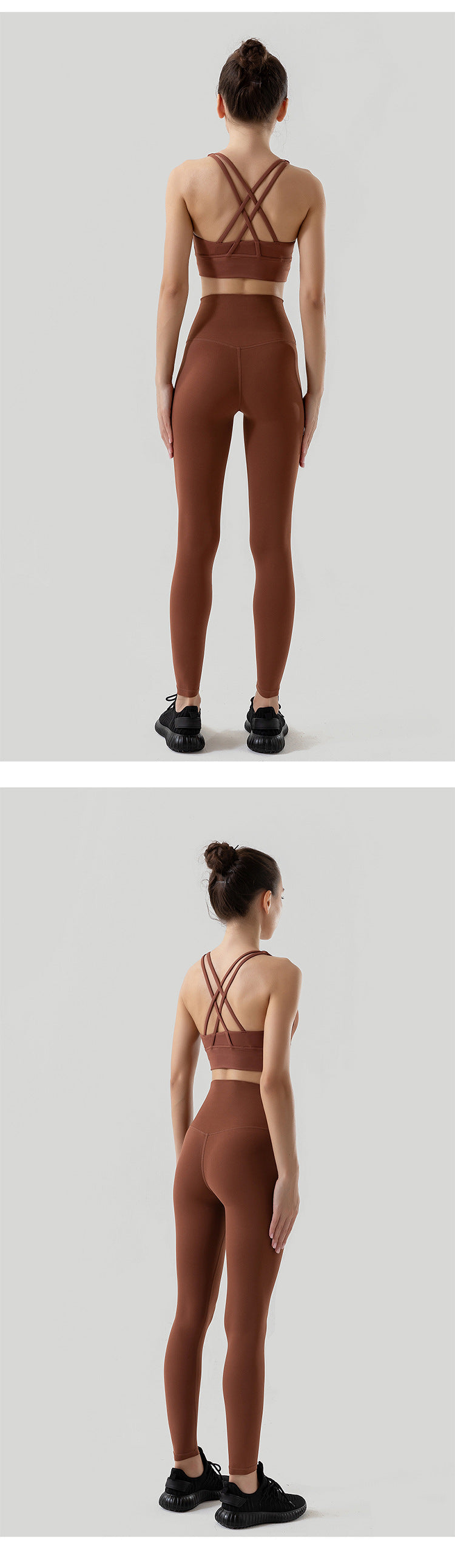 Women’s Yoga Sportswear Set – Fitness Leggings & Bra Top Outfit