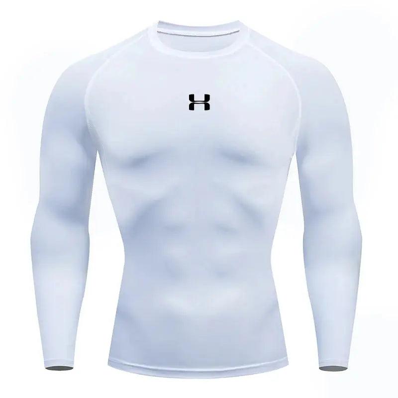 Men's Compression Shirt – Athletic Gym & Running Top