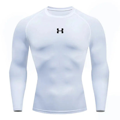 Men's Compression Shirt – Athletic Gym & Running Top