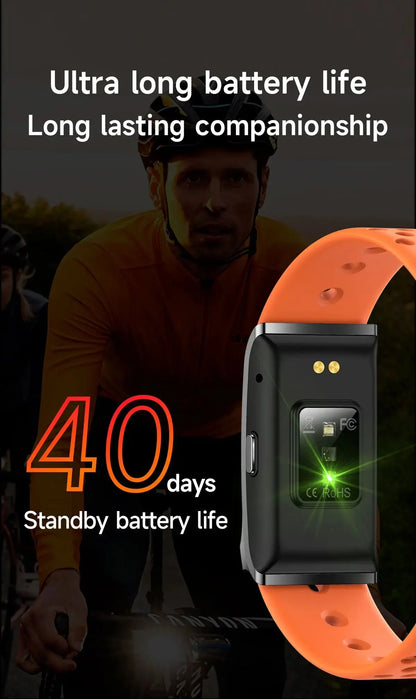 LIGE Smart Watch – Waterproof Fitness Tracker with Heart & BP Monitor