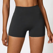 High-Waist Women’s Yoga Shorts – Tummy Control & Hip-Lifting 3-Point Fit