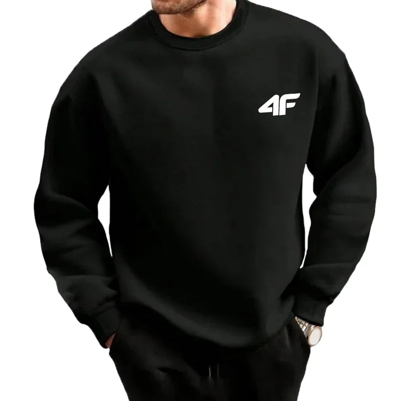 Men’s Sports Tracksuit Set – Long Sleeve Sweatshirt & Joggers