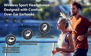 Bluetooth 5.3 Wireless Earphones – Noise-Reducing Sports Headset with Mic