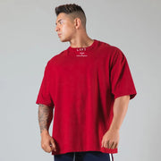 Men’s Gym T-Shirt– Loose Fit Workout Tee M–XXXL