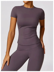 NCLAGEN women's sports t-shirt– Breathable Slim Fit Activewear Tee