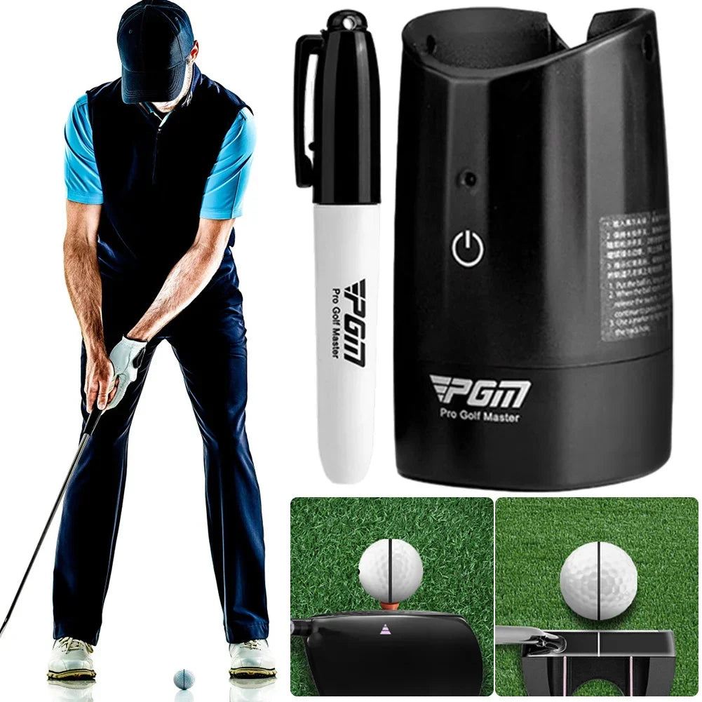 PGM Electric Golf Ball Liner – Alignment Marker & Gravity Center Finder