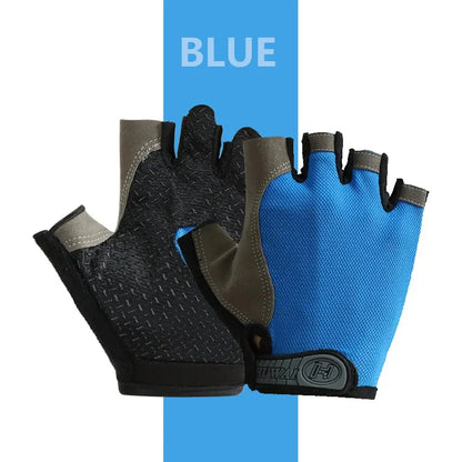 Anti-Slip Gym Gloves– Breathable Workout & Cycling Gloves