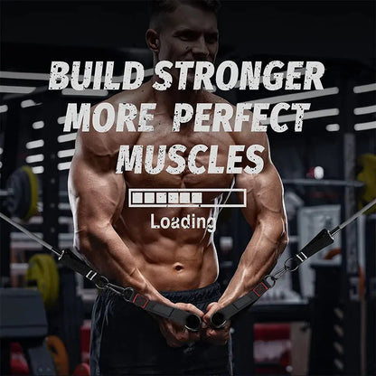 Tricep Rope Cable Attachment – Face Pull & Push Down Gym Accessory