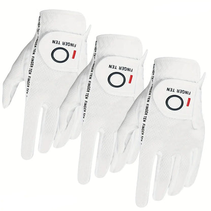 Left Hand Golf Gloves – Left Hand, 3-Pack for Wet Weather PeakPursuitFitness