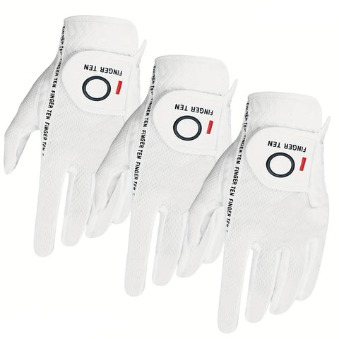 Left Hand Golf Gloves – Left Hand, 3-Pack for Wet Weather