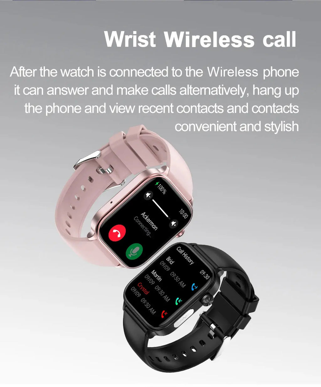 LIGE Smart Watch – ECG+PPG, Blood Lipid & Uric Acid Monitor, BT Call