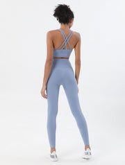 women's yoga sportswear– Fitness Leggings & Bra Top Outfit