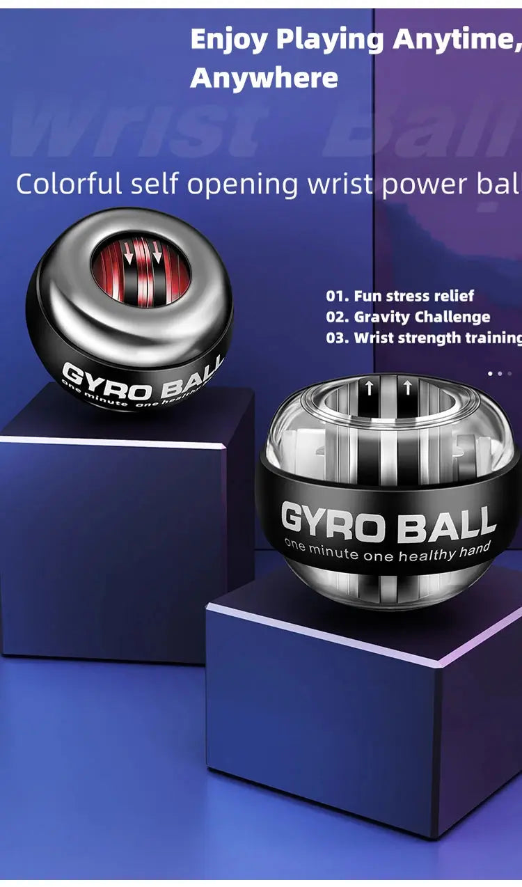 Gyroball Wrist Trainer – Powerball Forearm & Hand Exerciser