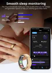 COLMI R10 Smart Ring – Health & Sleep Tracker with Charging Case