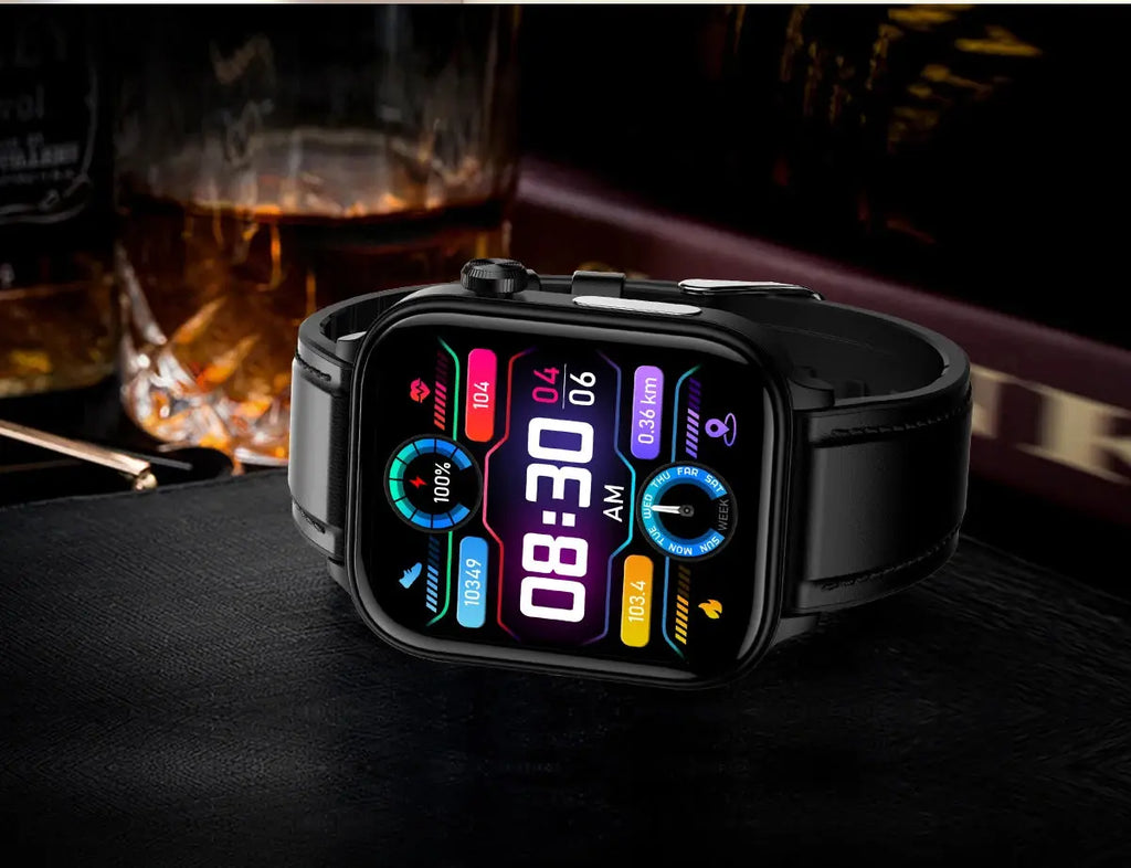 LIGE Smart Watch – ECG+PPG, Blood Lipid & Uric Acid Monitor, BT Call