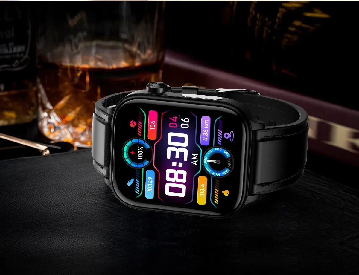 LIGE Smart Watch – ECG+PPG, Blood Lipid & Uric Acid Monitor, BT Call