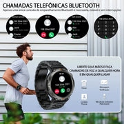 Smart Watch – Bluetooth Call, Health Monitor & Flashlight