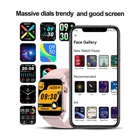 TG08 Smart Watch 1.85" with Call & Fitness Tracker